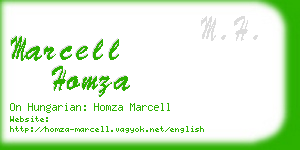 marcell homza business card